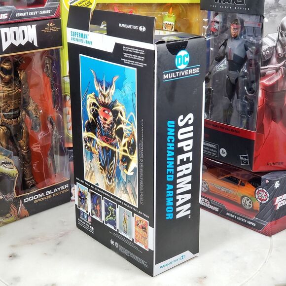 McFarlane DC Multiverse Superman Unchained Armor 7" Exclusive Collectible NIB - Picture 4 of 12